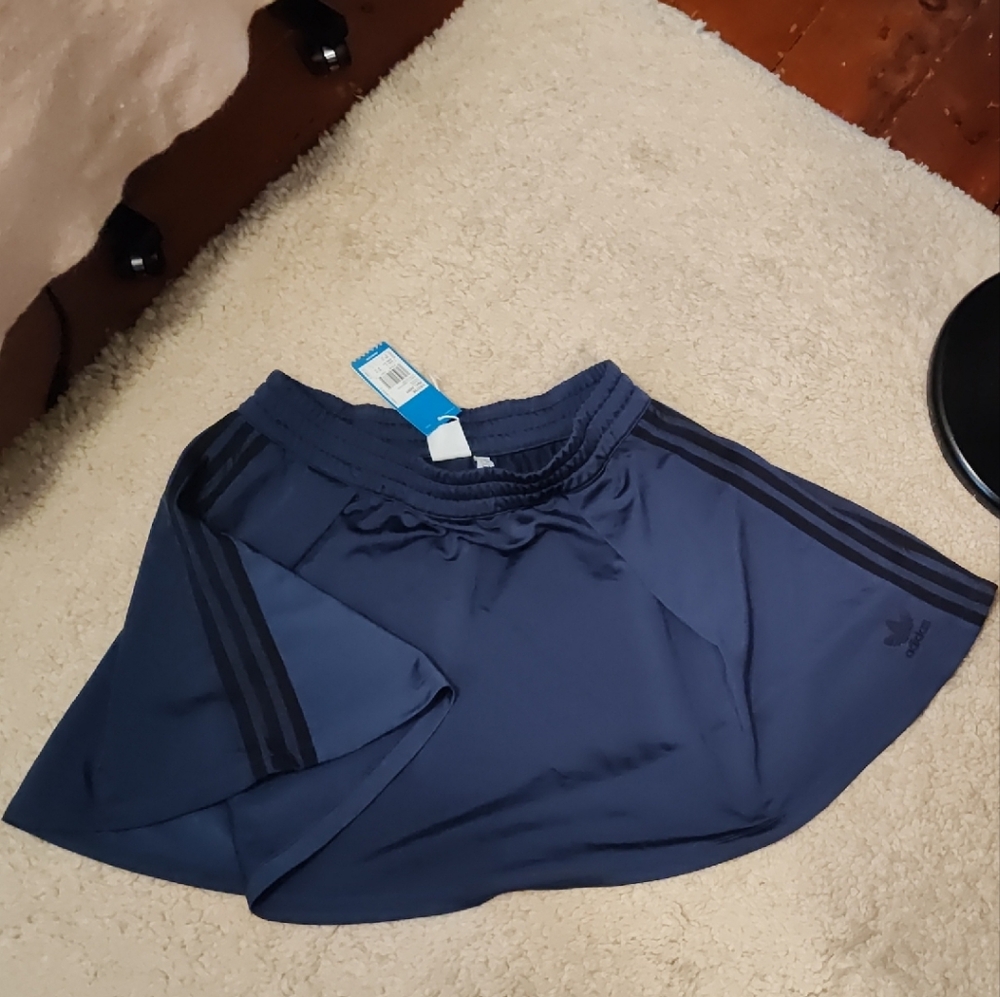 Adidas Dark Blue Sports Skirt Skater Very Full Running Dancing New